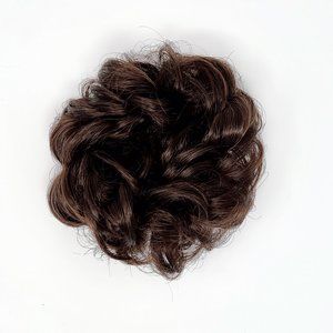 Curly Messy Hair Bun, Synthetic Hair Scrunchie, Hair Bun Pony Tail